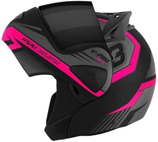 CAPACETE ESCAMOTEÁVEL PRO TORK V-PRO JET 3 ROSA TAM. 58 VIS. FUMÊ