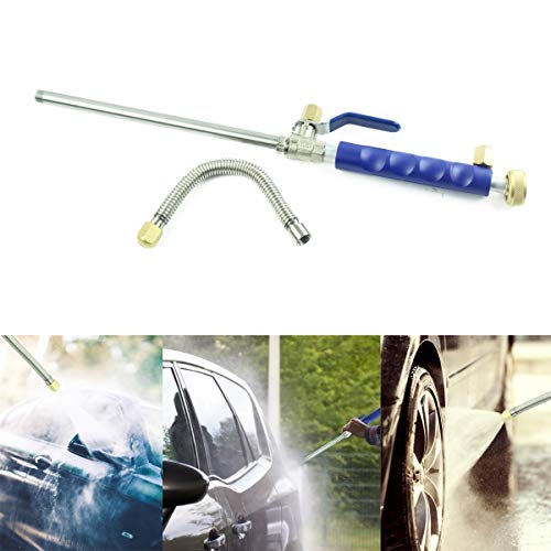 Preisvergleich Produktbild Hochdruckreiniger Wasser Spritzpistole Düse Wand Gartenschlauch Sprinkler Auto Reinigungswerkzeug Mit Abnehmbarem Wasserleitung