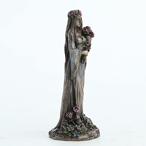 Escultura Triple Diosa Doncella Resina Bronce 4.13 Pulg miniatura 4