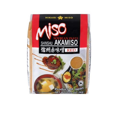 Pate miso rouge Hikari Miso 1 kg un goût umami intense