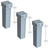 Chuanke Replacement Cartridge Filter Kit for SC2, Filter Kit Compatible with SC1200, SC 2 Filters Include Replacement Cartridge and Check Valve (3)