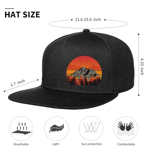 Negi Snapback para hombre con bandera de EE.UU. negra miniatura 2