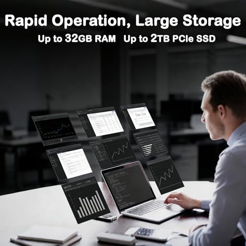 Image of HP 17.3 inch Laptop Computer for Business & Home, Anti-Glare Touchscreen Laptop with AMD Ryzen 5 7430U Processor, 16GB DDR4, 1TB SSD, Backlit Keyboard, Fingerprint Reader, Webcam, Windows 11 Home, Blue