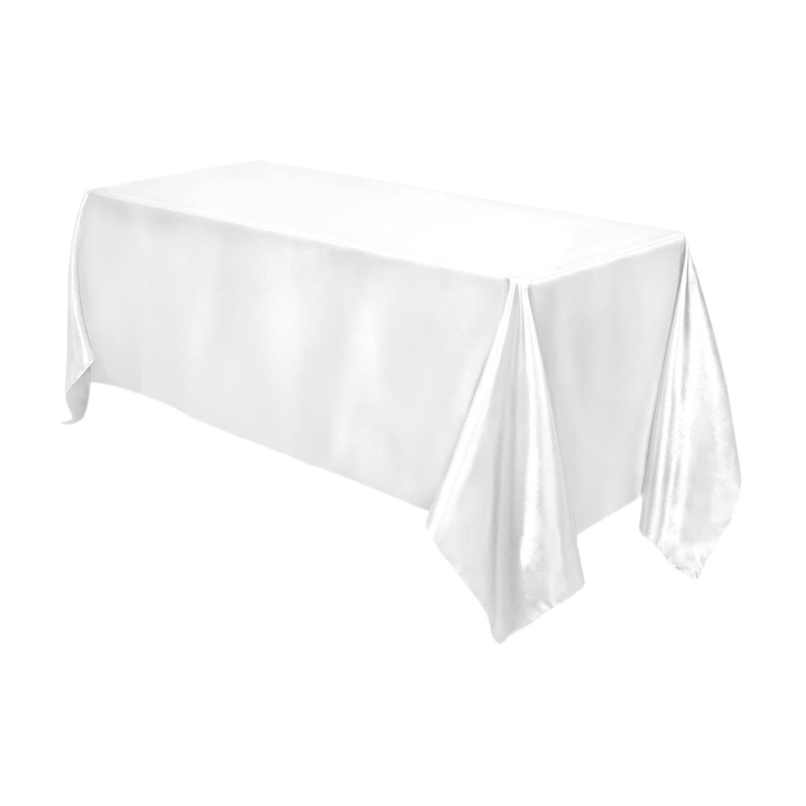 Rectangular Tablecloth Dining Table Decoration for Restaurants Wedding Cafes White | Tablecloths | Linens & Textiles | Kitchen, Dining & Bar-image-33