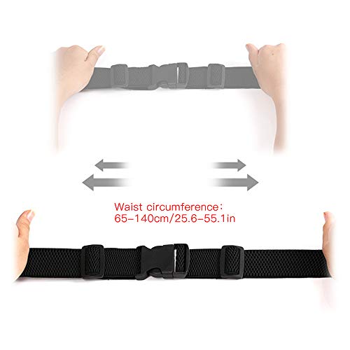 Ajcoflt Cinto de cintura multifuncional bolsa ultraleve bolsa de cintura à prova d'água Bolsa de co