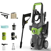Amazon | 高圧洗浄機 1800W 17MPa 水道直結 自吸両用 高圧ホース16m