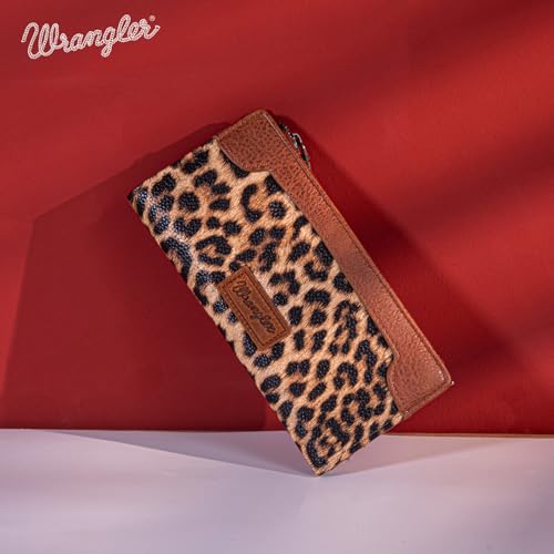 Image of Montana West Wrangler Minimalist Wallet for Women Credit Card Wallet Ladies Travel Wallets Monederos de Mujer Card Cases & Money Organizers with Smooth Zippers for Women