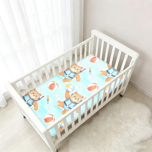 Drap de berceau en coton doux de qualité supérieure pour bébé