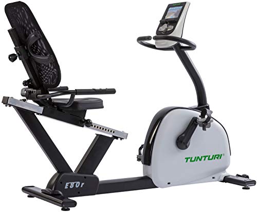 Tunturi E80-R Bike Endurance, Unisex-Adult, Black/White