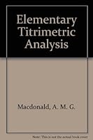 Elementary Titrimetric Analysis B002ZCVQ9U Book Cover