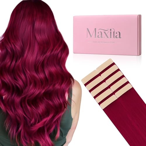 MAXITA Burgundy Red Tape in Extensions