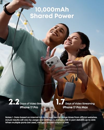 Anker Nano Power Bank, 45W 10,000mAh Portable Charger, iPhone Battery Pack photo 6