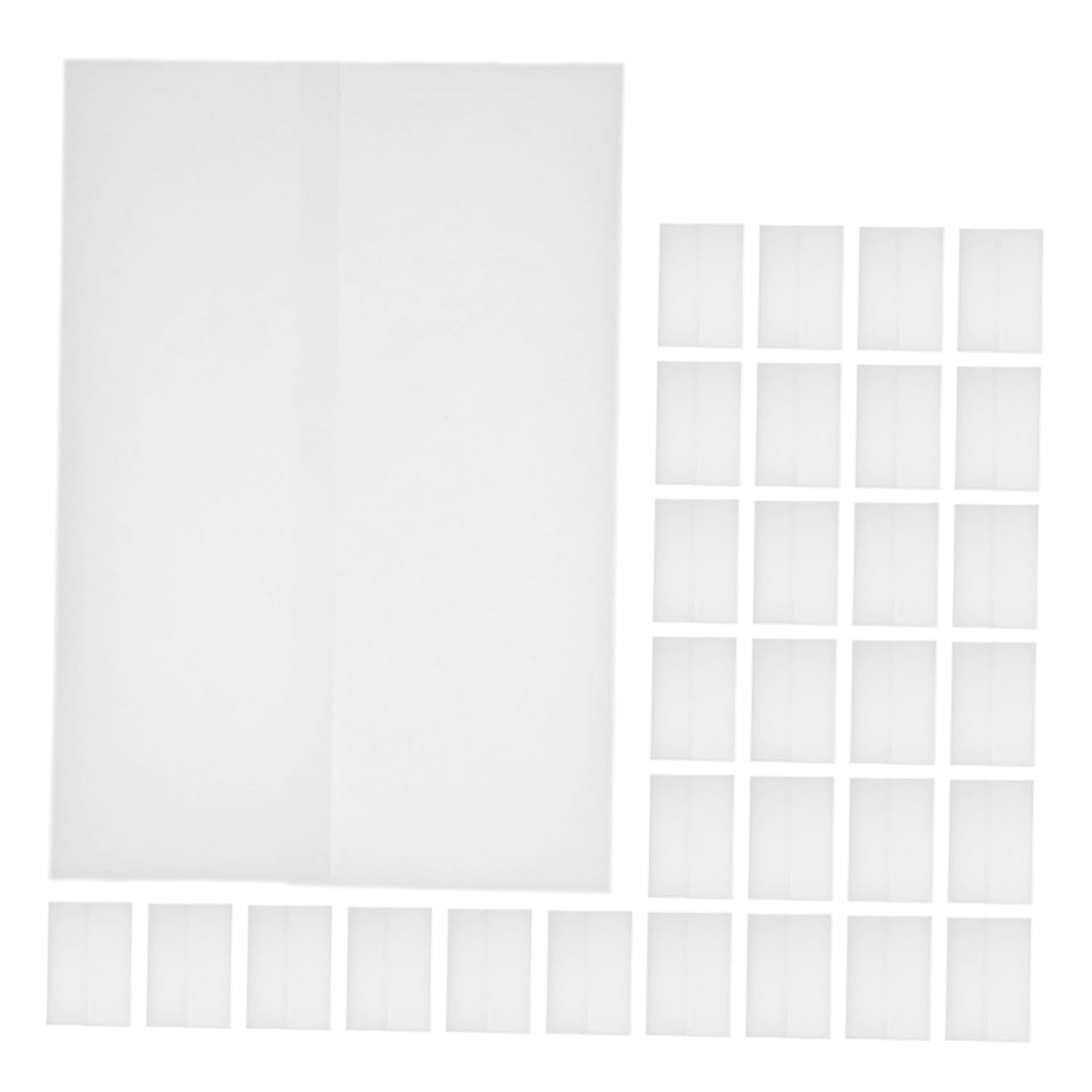 HOMSFOU 100pezzi Buste Per Inviti Buste Decorative Multifunzione in Carta Offset Resistente Compatte Per Biglietti Piccoli Per Inviti Compleanno e Festività