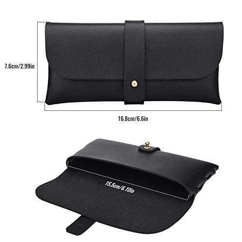 Wilxaw Morbida Occhiali Custodia in Pelle, 4