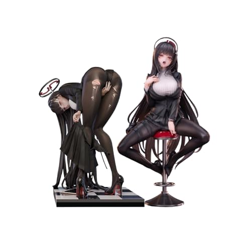 Xinnice Tsukatsuki Rio Lot de 2 figurines anime fille Statue Tsukatsuki Rio Figurine d'action Modèle PVC Bureau Dcoration Collection