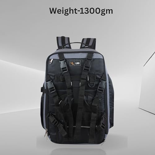 Image of Ligo Water Resistant Hammer Travel Laptop Bag | Motorcycle Backpack Bag for Men | Riding Backpack for Men and Women