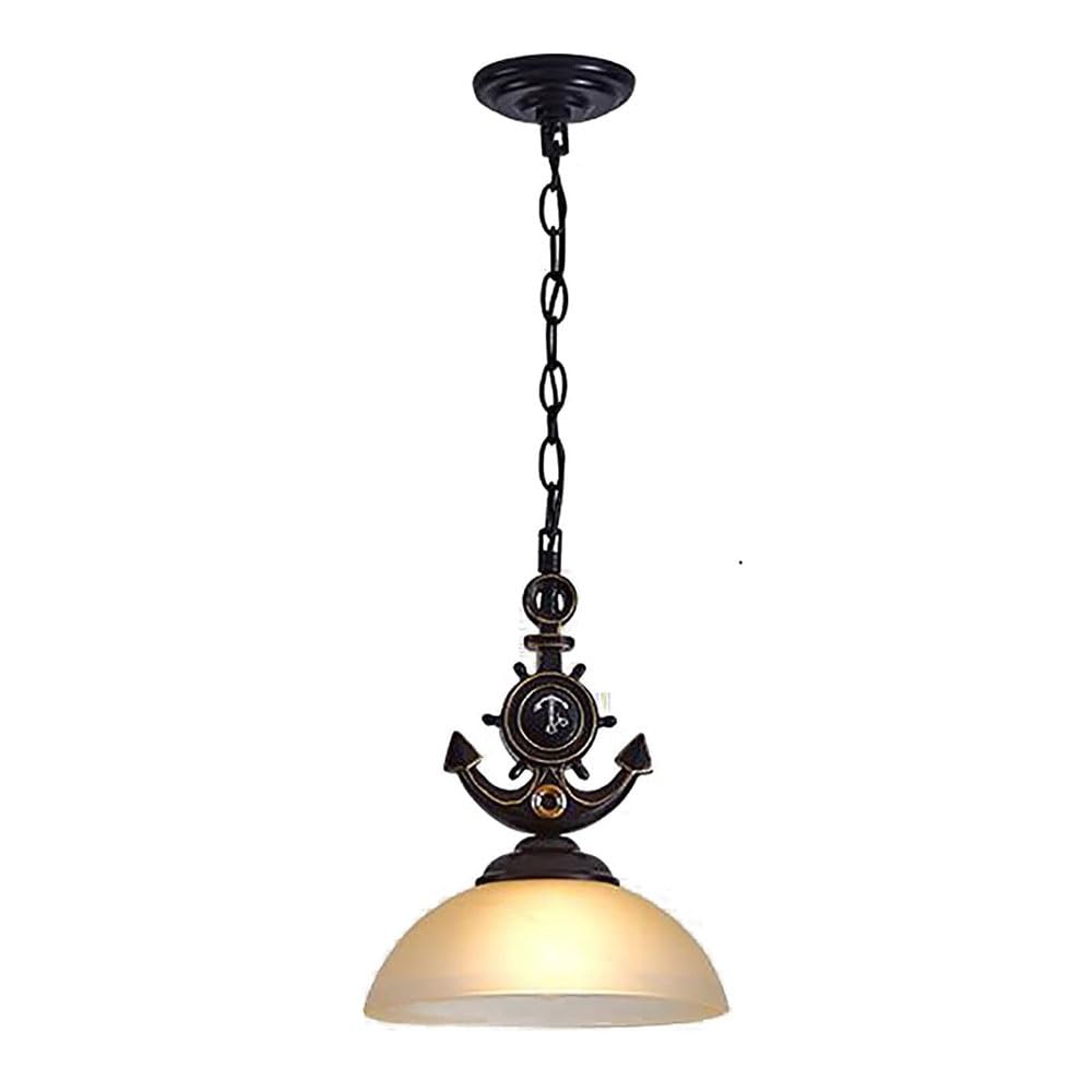 Lampade a Sospensione a LED, lampadari, Resina Rustica Vintage, Lampada a Sospensione a soffitto retrò Shabby Chic per Il corridoio, l'ingresso della casa, Il Soggiorno