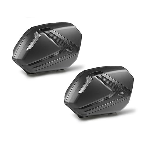 GIVI V37 - Seitenkoffer-Satz Monokey® SIDE Tech, schwarz/carbon/transparent