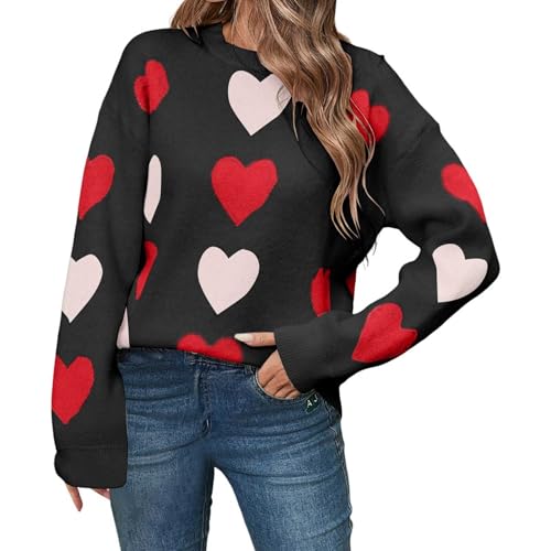 Valentines Outfits for Women,Valentines Day Sweaters for Women Cute Love