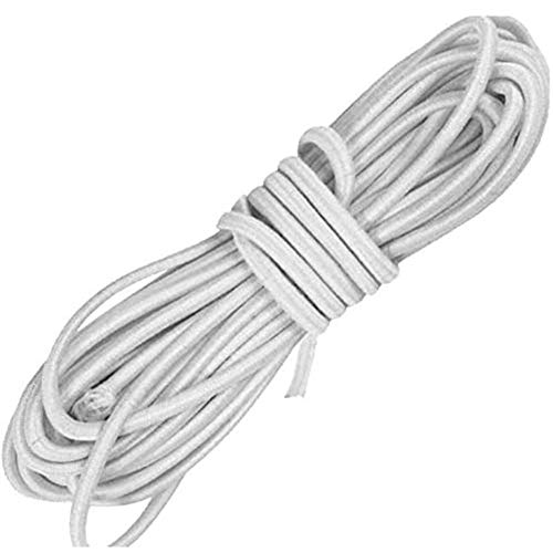 Cordón de goma redondo para sombrero, 3 mm de goma elástica, 10 m de longitud, ancho para coser  goma elástica multicolor, extra fuerte para rostro, banda elástica para cuerda elástica Crafts