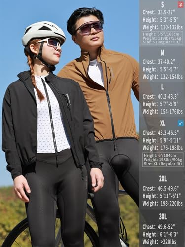Veste de cyclisme légère coupe-vent imperméable réfléchissante running
