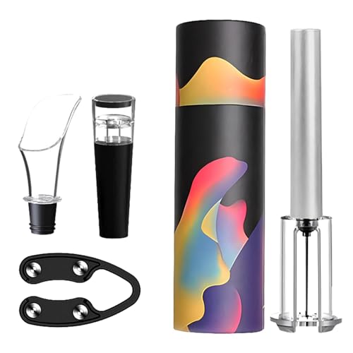 Shurzzesj Décapsuleur Multifonctionnel pour vin, Set de vin | Set d'ouvre-Bouteille pour vin | Kit de Tire-Bouchon de vin Portable pour Cuisine, Maison, Restaurant