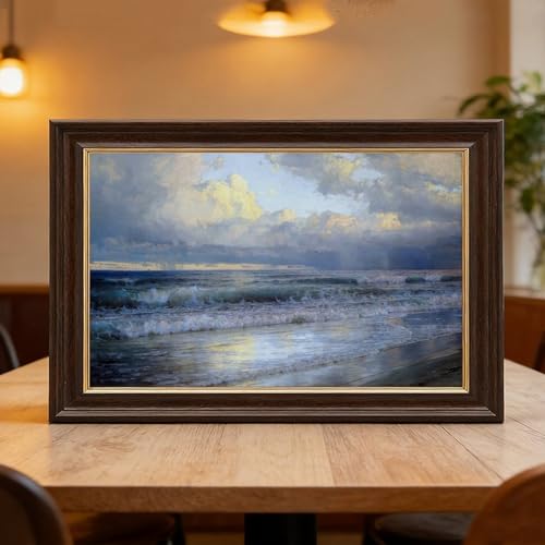 Impression sur toile New Jersey Shore affiche William Trost Richards premium