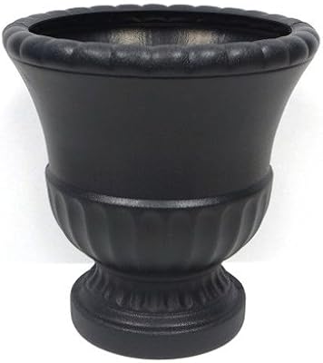 12.5 in. Grecian Urn Planter - Black