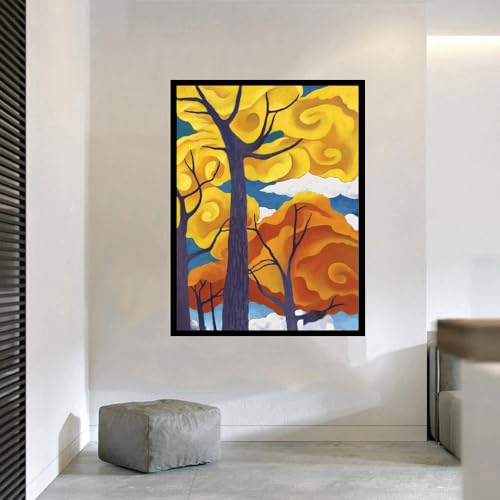Affiche Georgia O’Keeffe Autumn Trees poster abstrait 40x50 - 2