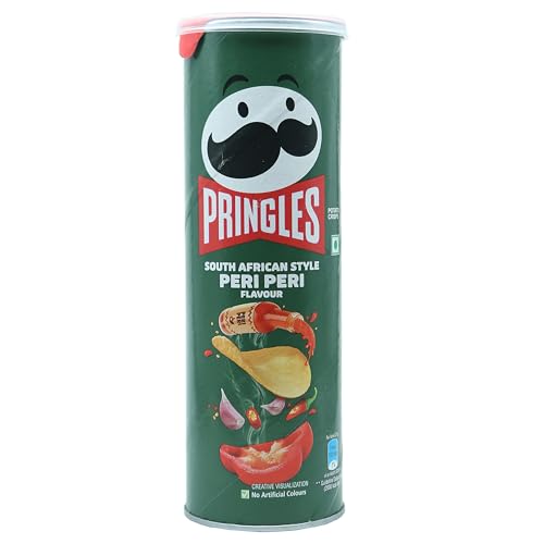 Pringles Peri Peri, patatas picantes al sabor de chile piri piri de 102g