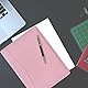 Drlmeio Klemmbrett A4, PU-leder Konferenzmappe A4 mit Klemmbrett Schreibmappe Business Mappe A4 Rosa Klemmbrettmappe A4 Elegant Dokumentenmappe für Damen Herren Wasserdicht Rutschfest