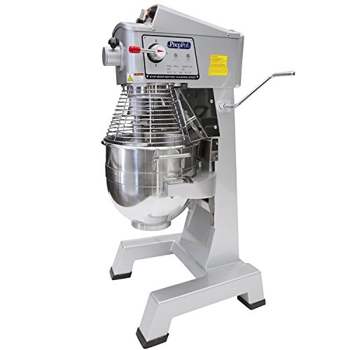Commercial Stainless Steel Food Mixer, 30-Quart PREPPAL PPM-30 Large Floor Heavy Duty Mixer Stand mixer with Bowl Lift