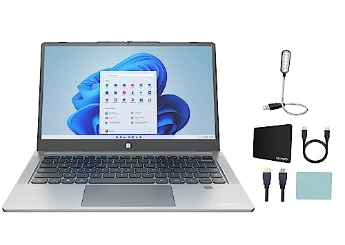 Gateway 14.1" Ultra Slim Notebook, FHD Touchscreen, Intel Core i5-1235U, 8GB RAM, 512GB SSD, Fingerprint Scanner, Tuned by THX Audio, 2MP Camera, HDMI, Windows 11 Home, Silver+ Accessories