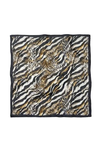Cotton Polyester Bandana Scarf 60x60cm Zebra Leopard Print Lightweight Head