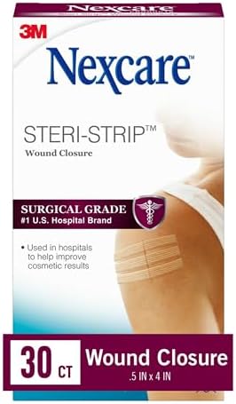 Nexcare Steri-Strip Wound Closure, Breathable Strips Hold Small W...