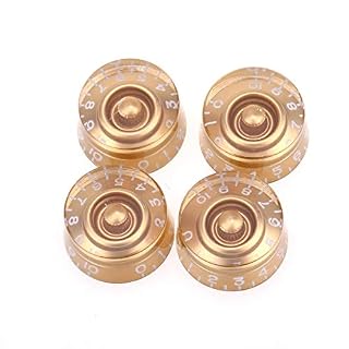 Musiclily Pro Imperial Inch Size Bouton de Potentiomètre Speed Knobs pour USA Les Paul Style Guitare électrique, Or (Lot… - Les Beatles, Paul McCartney, John Lennon, RIngo Starr, George Harrison