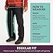 MARMOT Men’s PreCip Full-Zip Pant | Lightweight, Waterproof, Jet Black, Medium