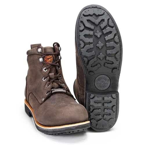 Image of Milwaukee Leather Men's Leather Lace-Up Riding Boots - Motorcycle Biker Footwear for Street & Daily Wear