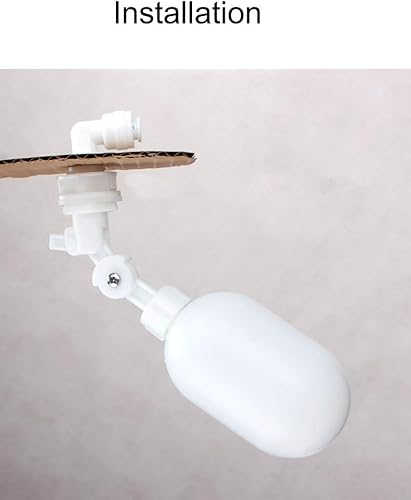 Miniatura 3 de Válvula de flotador de plástico usada con tubo de 3/8 y 1/4 pulgadas, interruptor de flotador de bola flotante para llenado automático del tanque de