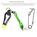 Bnineteenteam Power Grip Release Clip, Power Grip Downrigger for Board Trolling Boat Sea Fishing(Large)