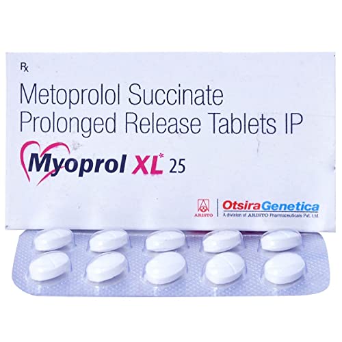 Image of Myoprol XL 25 - Strip of 10 Tablets