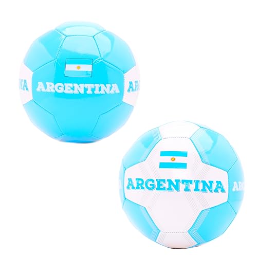 Toyland® Argentina Balón de fútbol con temática campestre (8 Libras/tamaño 5) - Euros y Copa...
