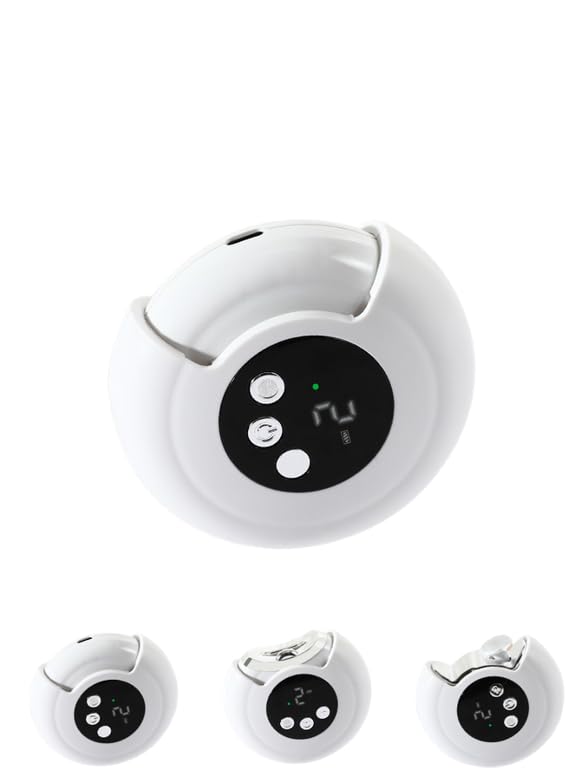 Tondeuse à ongles automatique rechargeable 2 en 1 avec rotation 360 degrés précise