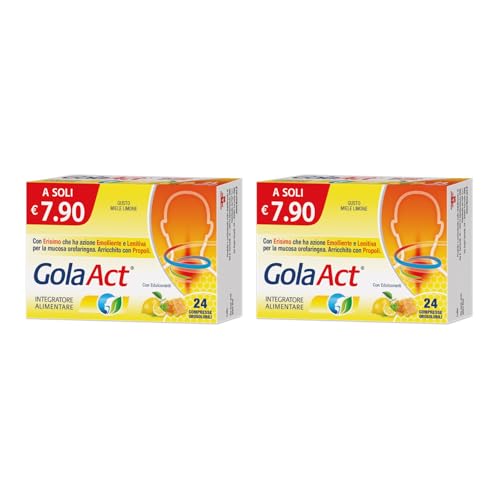 Gola Act Miele e Limone, Integratore alimentare con Erisimo e