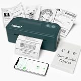 Labeer Bluetooth Thermal Label Printer,Printer+20 Pieces Thermal Paper