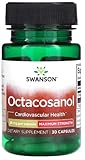 Swanson - Octacosanol Maximum-Strength 20 mg | Unterstützung für Ausdauer und Energie - 30 Kapseln
