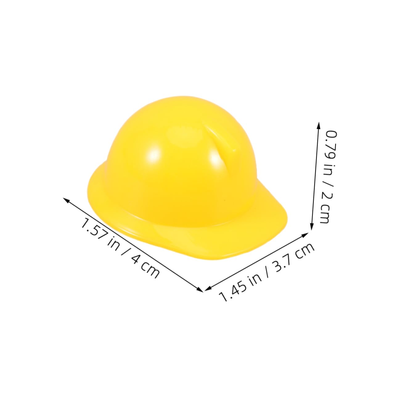 Abaodam Detailed Mini Helmets Mini Construction Hat Set Safety Helmets for Kids Craft Decorations Party Favors