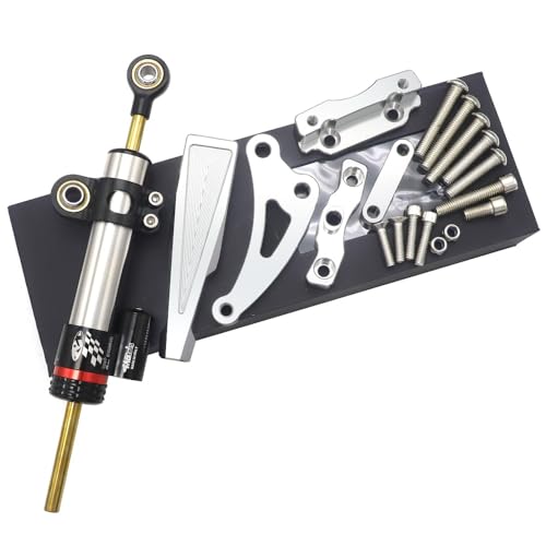 Amortisseur de direction pour CB650F 2014-2020 avec kit de support de montage CNC noir