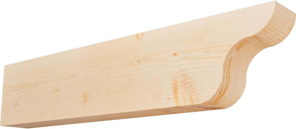 Ekena Millwork RFT06X10X12CAR00RDF Carmel Rough Sawn Rustic Wood Rafter Tails' 6"W x 10"H x 12"L, Douglas Fir