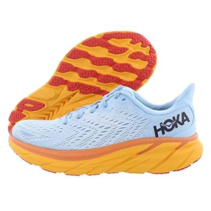 HOKA ONE ONE Clifton 8 Womens Shoes Size 8.5, Color: Summer Song/Ice Flow